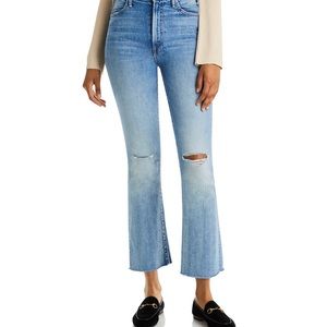 Mother Jeans- The Hustler Ankle Fray in Chasing Hard